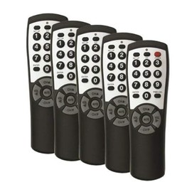 5-Pack Brightstar BR100B Universal TV Remote
