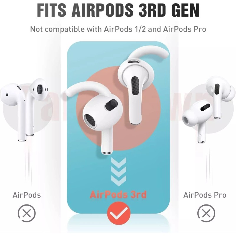 airpods 3 3 Pairs AirPods 3rd Generation Ear Hooks Anti