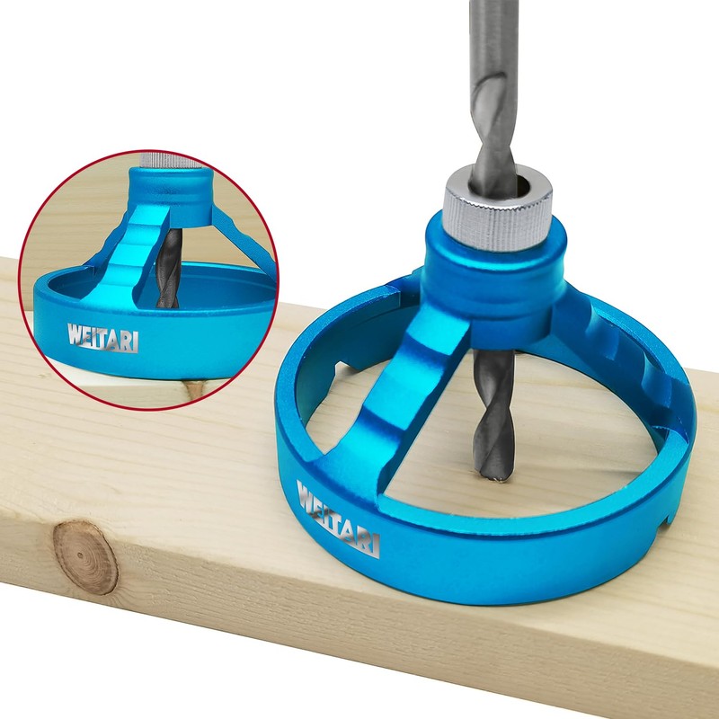 WEITARI Drill Press Guide Jig,6/7/8/9/10mm Drill Bushings Vertical Hole Woodworking