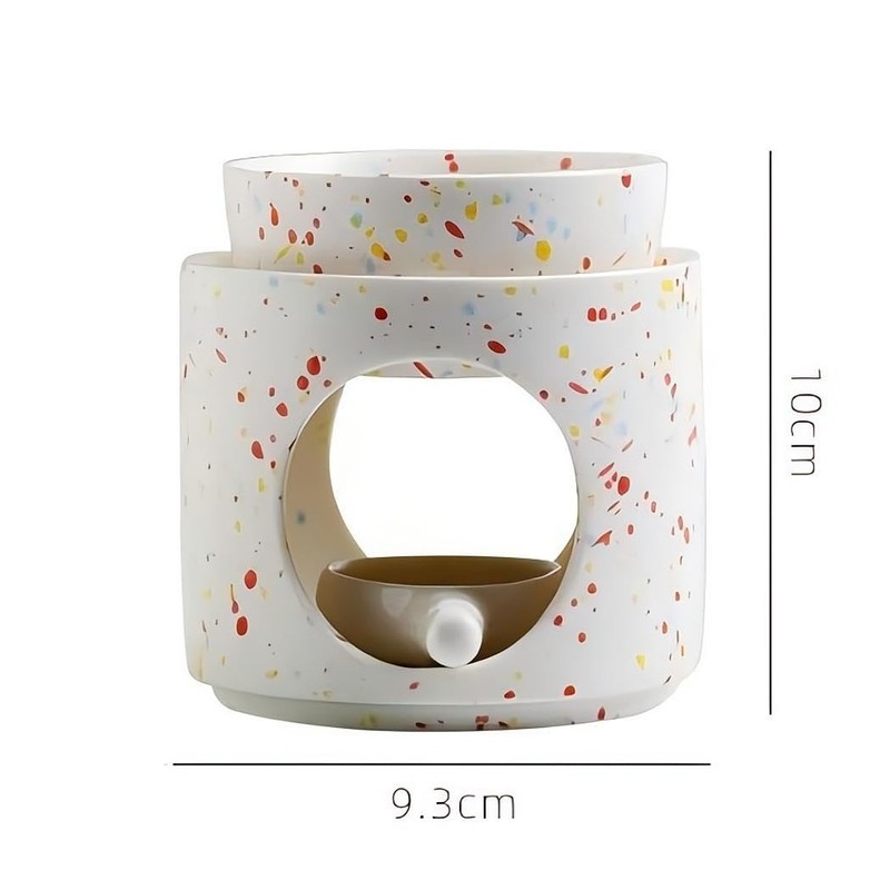 Warmself Aroma Lamp Tea Light Holder Ceramic Wax Melt Burner