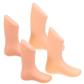 Operitacx 4pcs Baby Feet Mannequin, Plastic Foot Mannequin for Socks, Kids Foot Model Stand, 14cm
