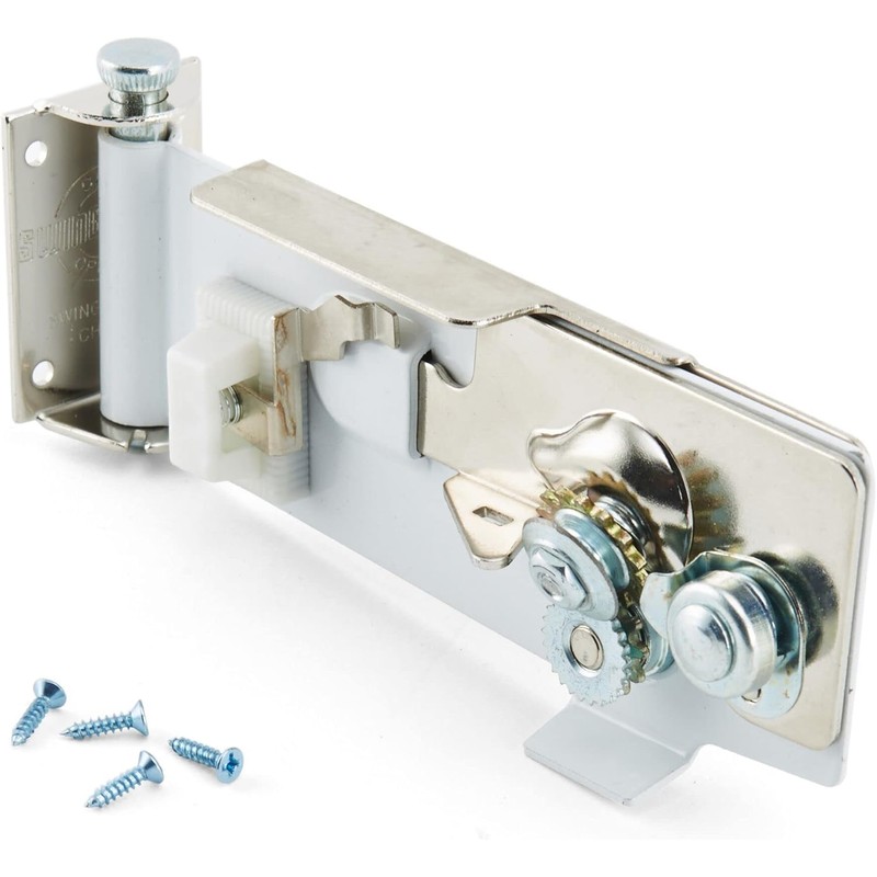 Swing-A-Way White Steel Manual Can Opener