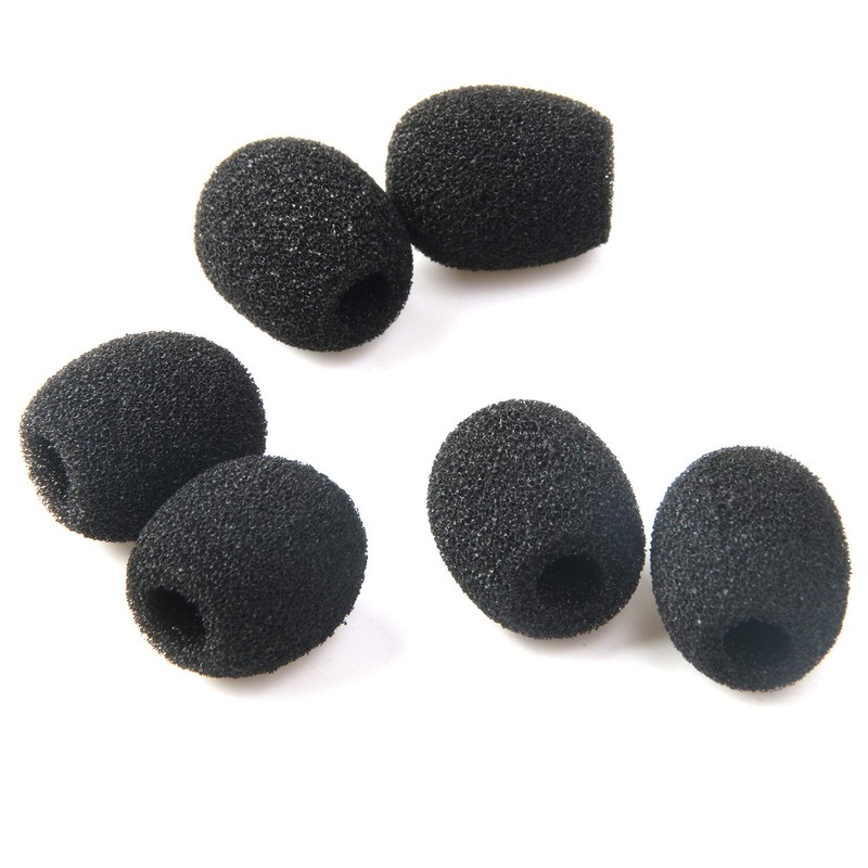 AUGSUN 18Pcs Lapel Microphone Clips Replacement Kit, 6Pcs Lavalier Mic