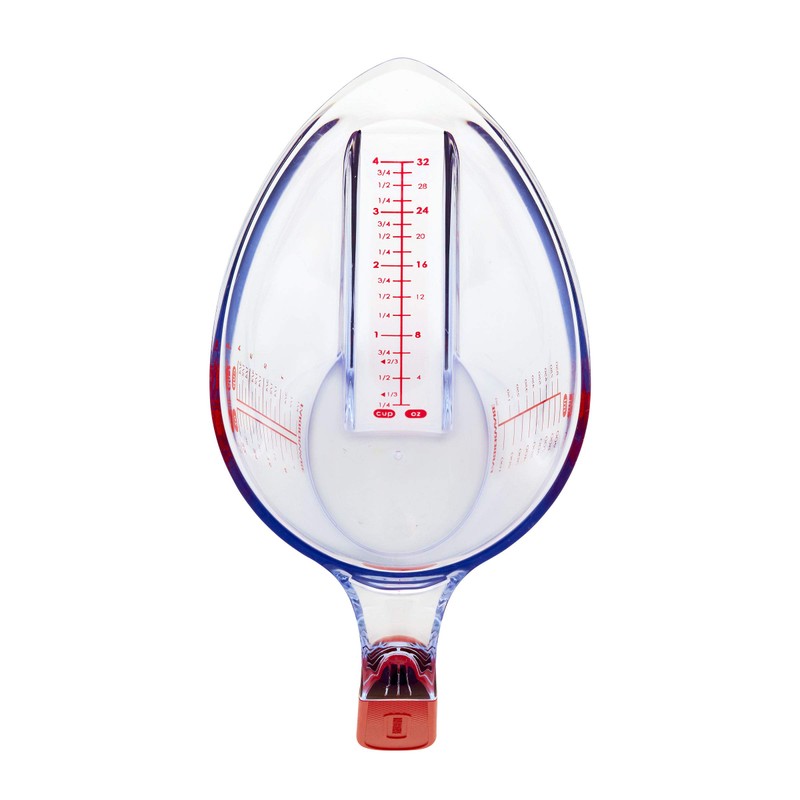 Farberware Pro Angled Measuring Cup, 4 Cup, Red