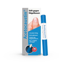 Acetocaustin Anti Nail Chewing Pen | Anti Fingernail Chewing | Stop Nail Chewing for Children from 3 Years & Adults | Not Shiny | Promotes Nail Growth | 3 ml