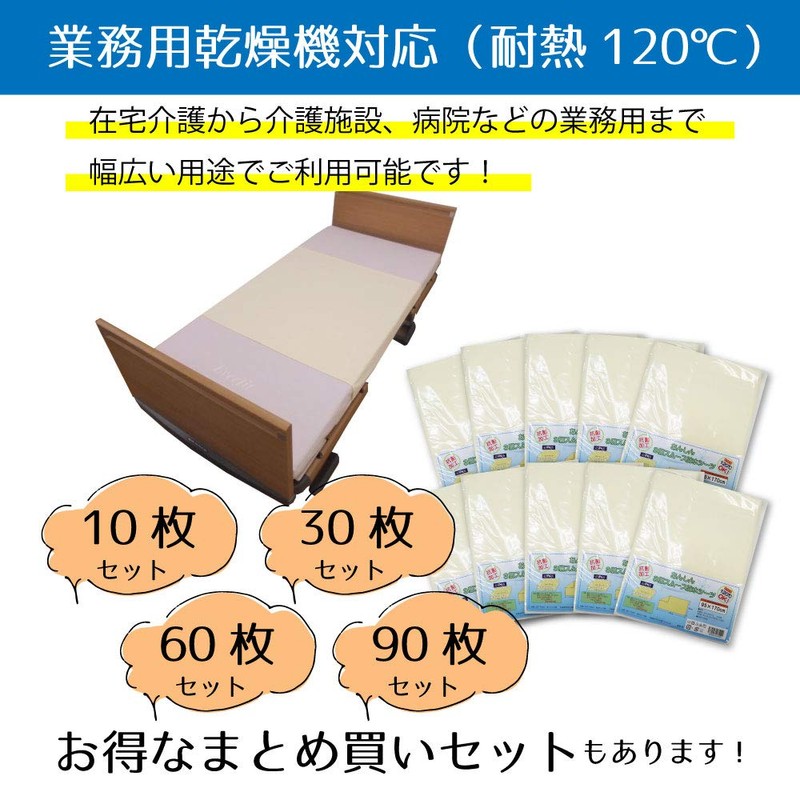 Tetote Waterproof Mattress Cover 【Dryer-Safe】 Single Partial Use 【2-Piece Set】