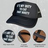 All Trucker Black Hats, Black, Medium-X-Large
