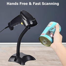 Scanner Holder,Adjustable Hands Free Barcode Scanner Holder, Bar-Code Reader Stand Compatiable for Zebra DS2208 DS2278 DS4308 LS2208 Most Barcode Scanners