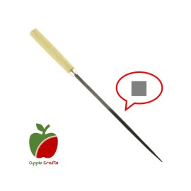 Apple Crafts 6-1/2 Square File With Wood Handle (1 to 24 Files) by Apple Crafts - 1 File
