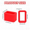 JSCARLIFE Seat Belt Buckle Holder 2 Pack, Universal Silicone Rear