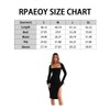 RPAEOY Dresses Women's Square Neck Long Sleeve Dress Sexy Bodycon
