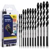 12-PCS Masonry Drill Bit Set & Concrete Drill Bit Set,
