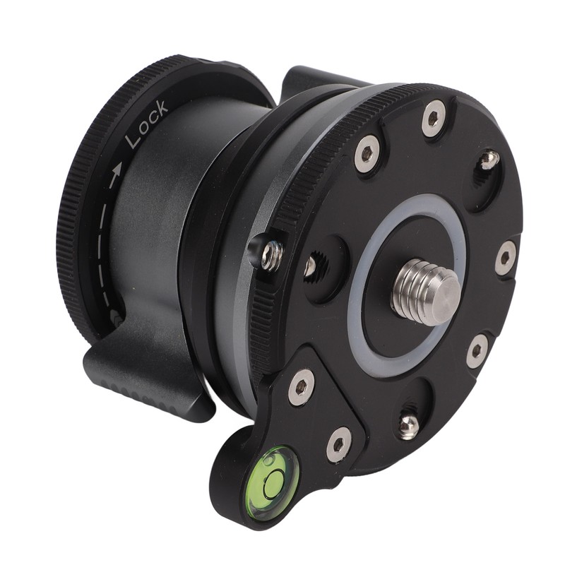 Aluminum Alloy Tripod Leveling Base with Bubble Level for Nikon