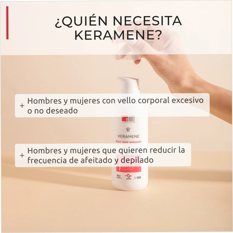 Keraméne Inhibidor Natural Crecimiento Vello