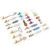 129pcs Dreadlocks Hair Rings Alloy Exquisite Shapes Hair Braiding Cuffs