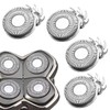 VRMETA 4 PCS Shaver Head Replacement Blades for Skull Pitbull