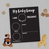 My Baby Bump Pregnancy Timeline / 10"x 12" Chalkboard Style