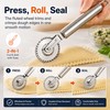 Pastry Rolling Cutter for Pies & Dumplings – Double-Sided Edge