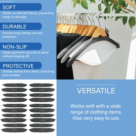 Foam Pad Hanger Covers, Charcoal Grey Foamies, 10 Pack