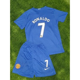Cristiano Ronaldo #7 Manchester United 2008/2009 Retro Away Jersey Kids - 12-14 Years #28