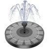 AISITIN Solar Power Bird Bath Fountain Pump Upgrade 2.5W 160mm