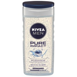 Nivea Men Bath Care Pure Impact Shower Gel Body Lotion 250 ml Pack of 2