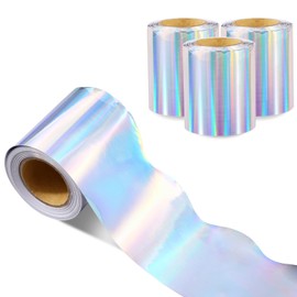 FOBSME 99 Feet Iridescent Bulletin Board Borders