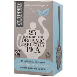 Clipper Fairtrade Organic Earl Grey Tea (1 x Pack of 25) Ref A06721