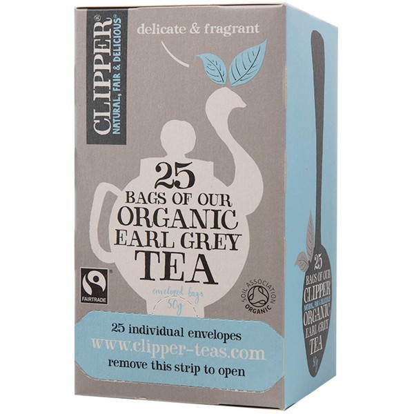 Clipper Fairtrade Organic Earl Grey Tea (1 x Pack of