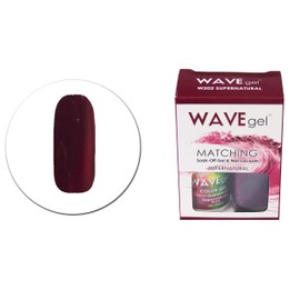 WAVEGEL Soak-0ff Gel & Nail Lacquer Matching Duo Set - Supernatural - W202-202 I 0.5 Oz
