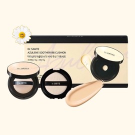 Sante [Set] Dr. Sante Cushion Azulene Soother BB Cushion Original + Refill / [세트] 닥터상떼 쿠션 아줄렌 수더 비비 쿠션 본품+리필