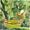 Kisangel Elegant Design 1 Set Hanging Bird Feeder Tray Hummingbird