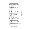 QWORK® Door Hanging Storage, 24 Large Pockets, Over The Door