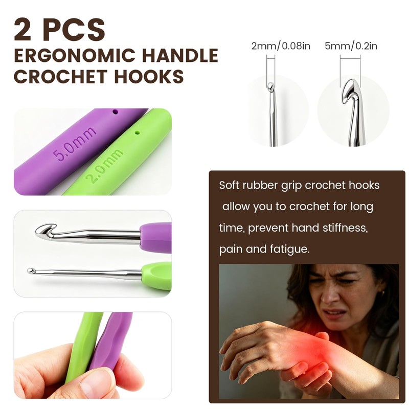 Dawitrly 4+8 PCS Bag Bases for Crochet with Purse Handles