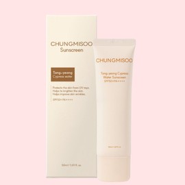 Cheongmisu Moisture Sun Cream Cypress Soothing Calming Cypress Pore Sun Cream SPF+PA++++, 50ml, 1 piece / 청미수 수분 선크림 편백 진정 카밍 사이프레스트 모공 선크림 SPF+PA++++, 50ml, 1개