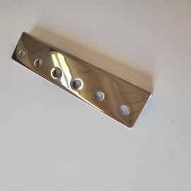 Unbranded LOWRIDER HYDRAULICS SWITCH PLATE /PANEL 6 HOLE  LIGHT WEIGHT CHROME PLATED NEW