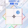 GANCUBE GAN251 V2 Stickerless 2x2 Cube 51mm
