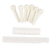 Guitar Bridge Bone Nut Saddle Set Folk Acoustic Guitar Bone