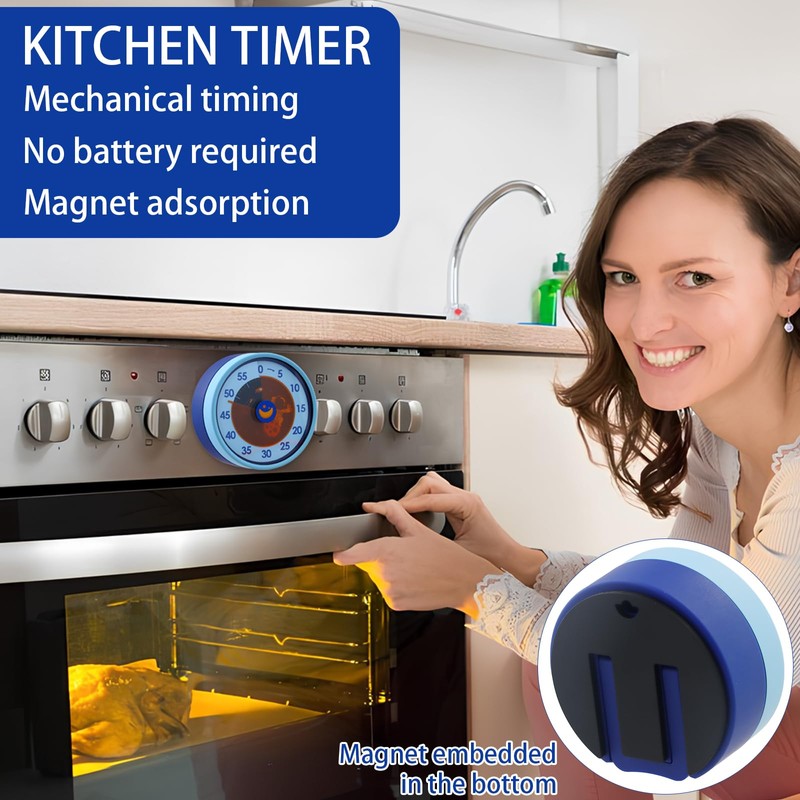 Chstarina Visual Timer for Children, 60 Minute Countdown Timer, Mechanical