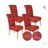 conveyor Set of 4 Christmas Tree Chair Covers, Washable, Removable,