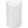 KICHI Various Size Frosted Glass Hurricane Candle Holders, Chimney Tube,