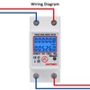 SINOTIMER DDS6619 Din Rail Single Phase Energy kWh Electric Meter