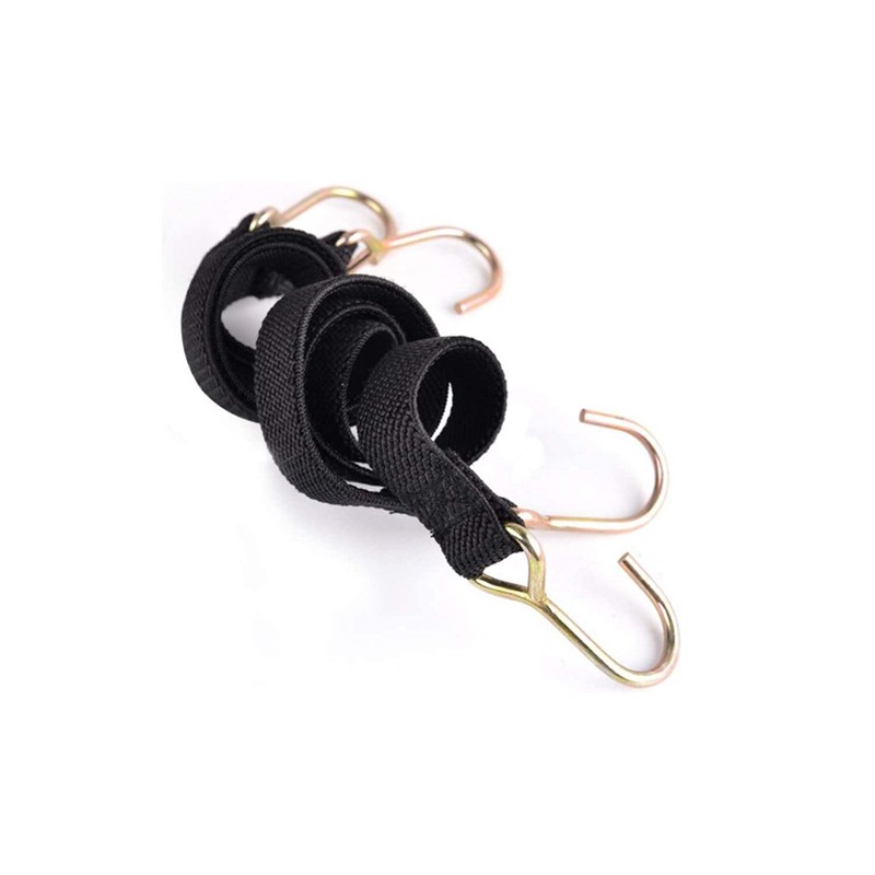 MJMP Flat Bungee Cord,2 Strips of 48 inch Bungee Cord