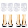 Two Pairs Overpronation Insoles,3 Layers Adjustable Heel Wedge Corrective Inserts,Correction