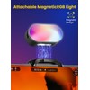 AOCHUAN Magnetic RGB LED Light, 7 Colour Temperature, 3 Brightness