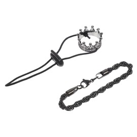 WOONEKY 1 Set Pet Lizard Cosplay Costume with Crowns and Necklace Comfortable Reptile Clothing for Festivals and Costumes present for Bearded Dragons and Other Pets