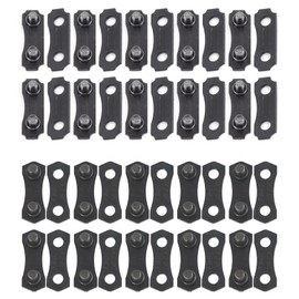 10 Sets Black 3/8'' Chain Link Repair Preset Straps Chainsaw Chain Joining Links 10 x Repair Kit Saw Chain 3/8 LP Link Repair Preset，Chainsaw Parts and Accessories，Accessories