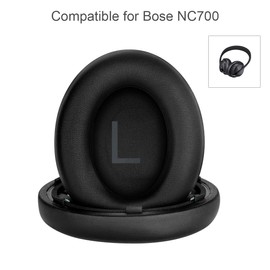 ELZO Replacement Earpads Compatible for BOSE 700 (NC700) Bose QuietComfort Ultra Headphones, Ear Pads Cushions, Premium Softer Leather, High-density Noise Cancelling Foam, Added Thickness (Black)