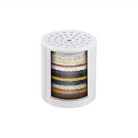 Shower Head Water Filter Replacement For The Feels Like Om Showerhead - High Pressure Shower Heads Replacement For Smooth Hair & Skin - Replacement Cartridge Fits the Om-3 Filtered Shower Head