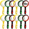 Coloch 12 Pack 10X Magnifying Glass, 50mm Handheld Reading Magnifier